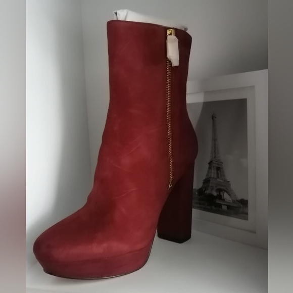✨New Michael Michael Kors Frenchie Platform Bootie, Brandy - Picture 3 of 8